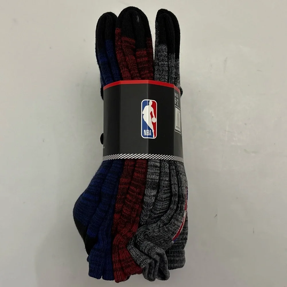 NBA Men's Basketball Cushioned Crew Socks